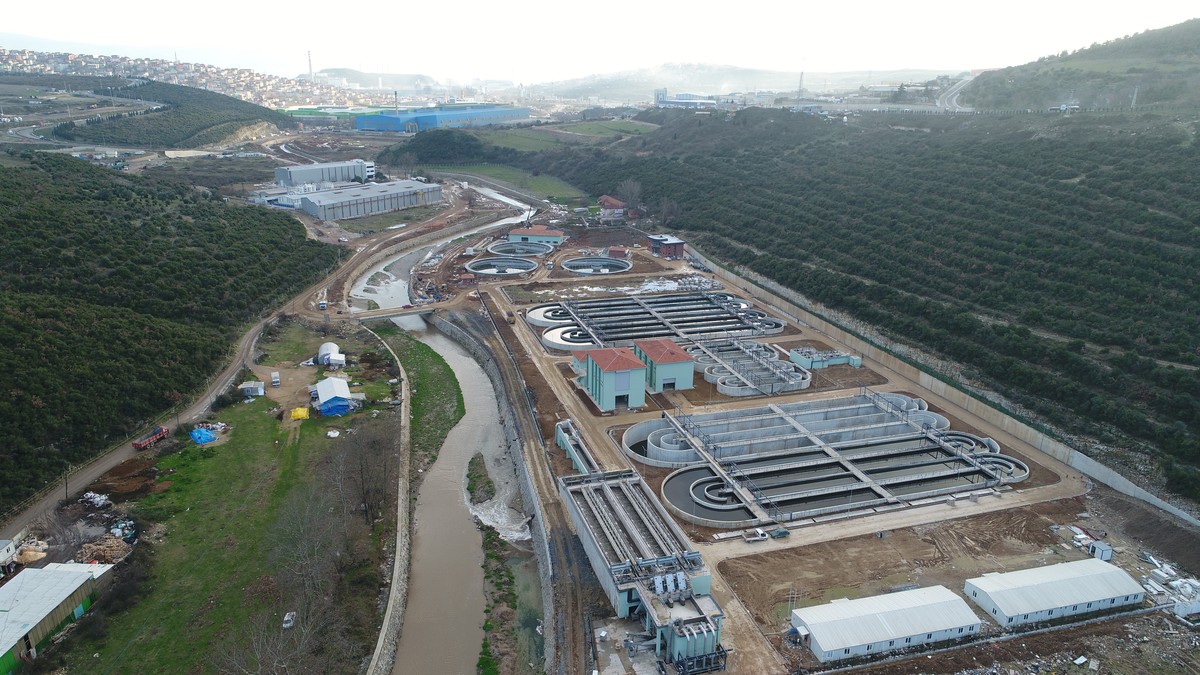Dilovası İleri Biyolojik Atıksu Arıtma Tesisi İnşaatı