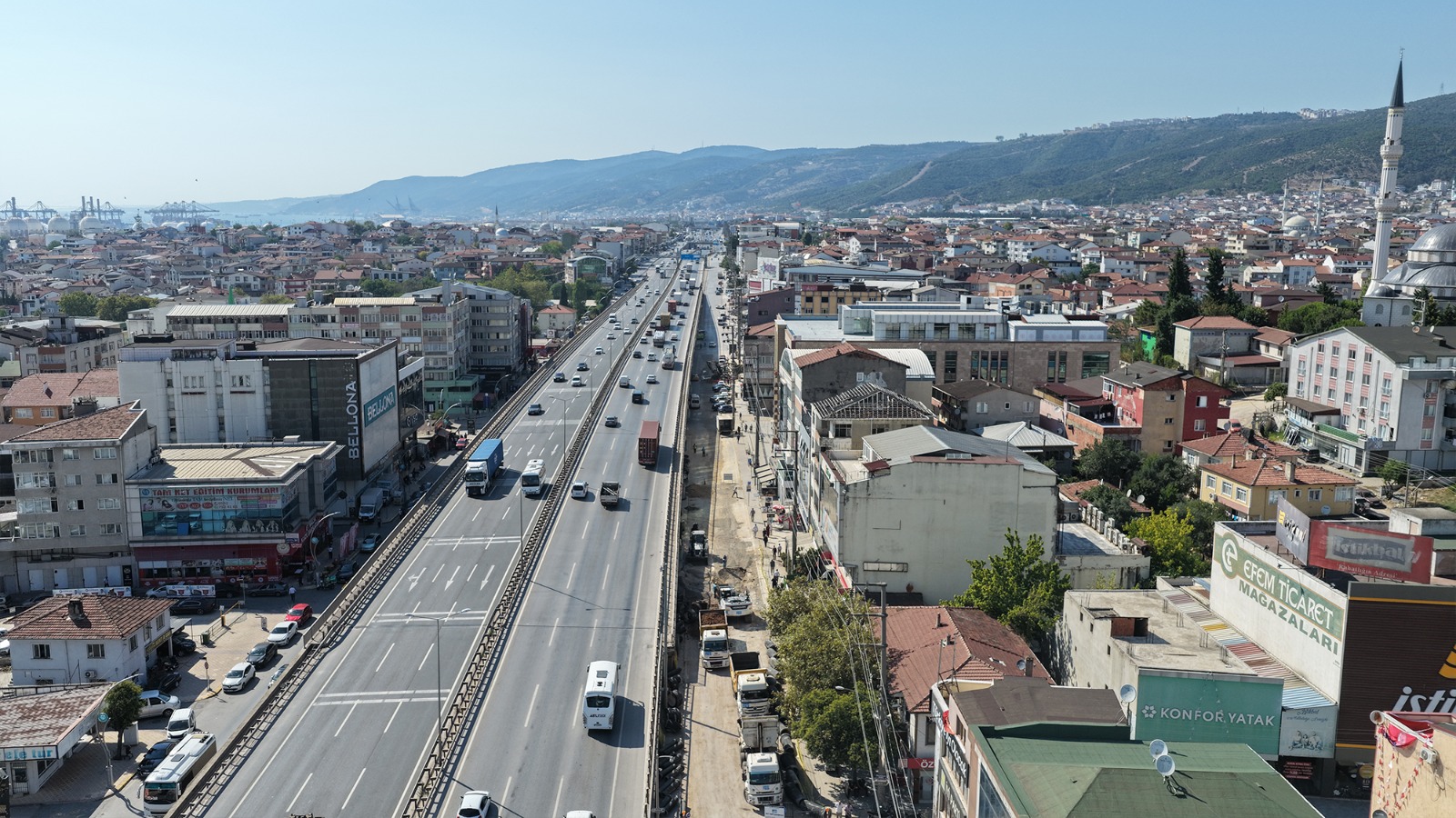 KÖRFEZ CAHİT ZARİFOĞLU CADDESİ’NDE ALTYAPI ÇALIŞMALARI TAMAMLANDI